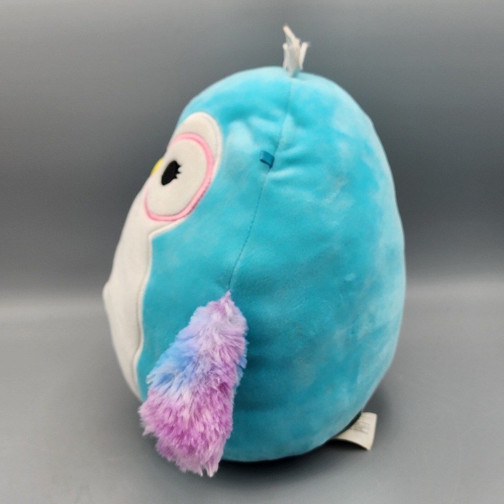 Squishmallows Raina the Penguin 8" Plush, Bright Blue Penguin With Glasses, Rare - Picture 2 of 8